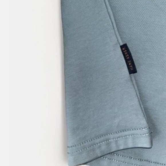 NEW Marc Asher Men’s Contrast Tipped Design Polo Shirt Blue Men's Size XL Golf - Picture 9 of 10